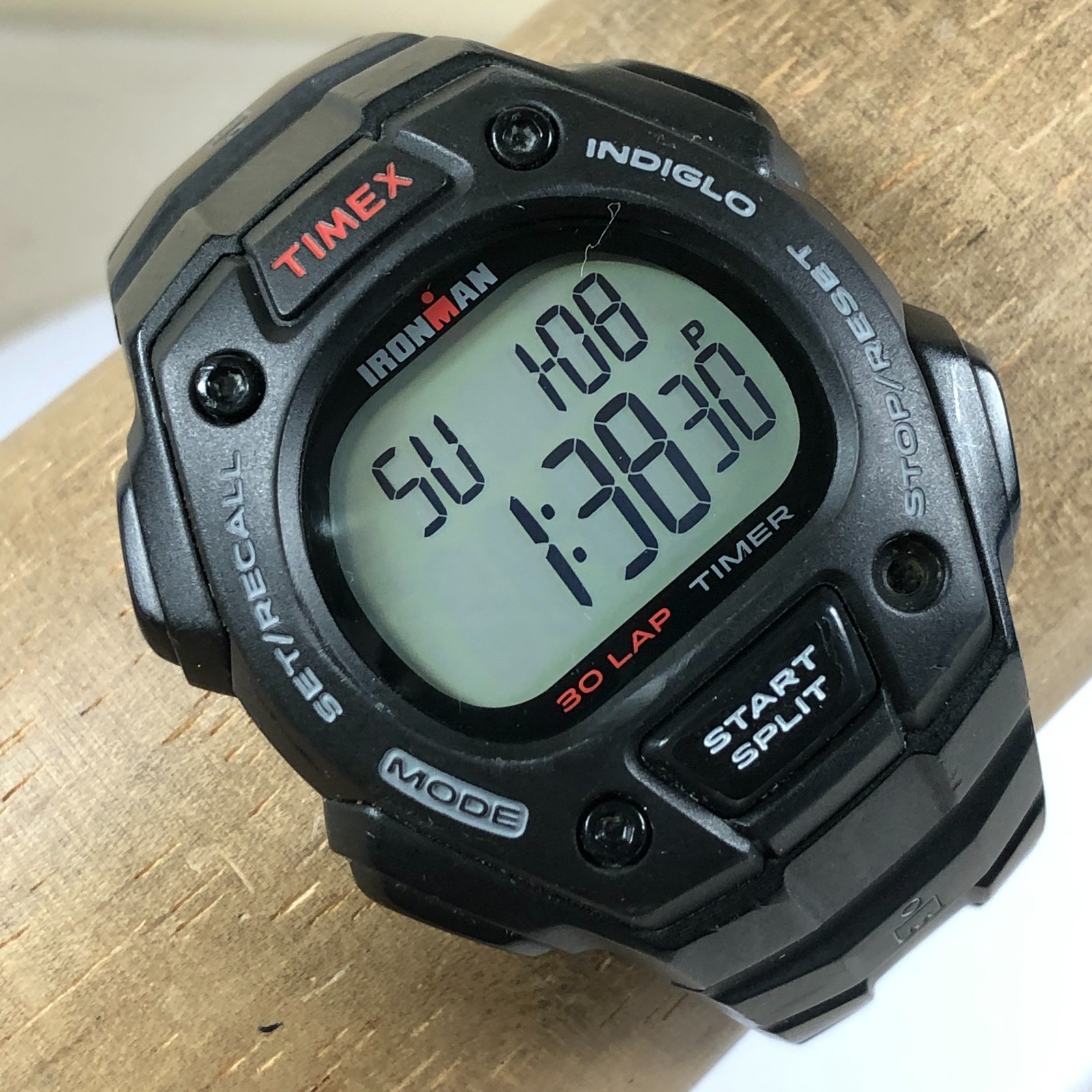 TIMEX IRONMAN TRIATHLON デジタルウォッチ Timex Ironman Men T5K822 Sport 30 Lap Resin Quartz Digital 38mm