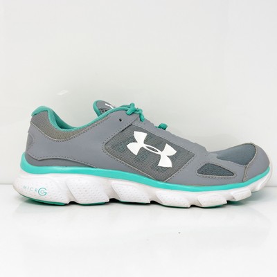 

Under Armour Womens Micro G Assert 6 1252307-036 Серые кроссовки для бега 10, Серый, Micro G Assert 6