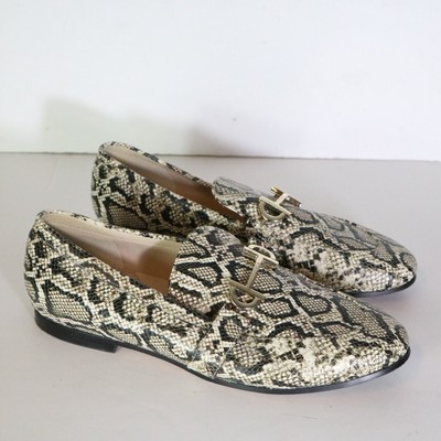 Cole Haan Modern Classic Bit Loafer Python Rama Snake Print Shoes 9.5 Leather