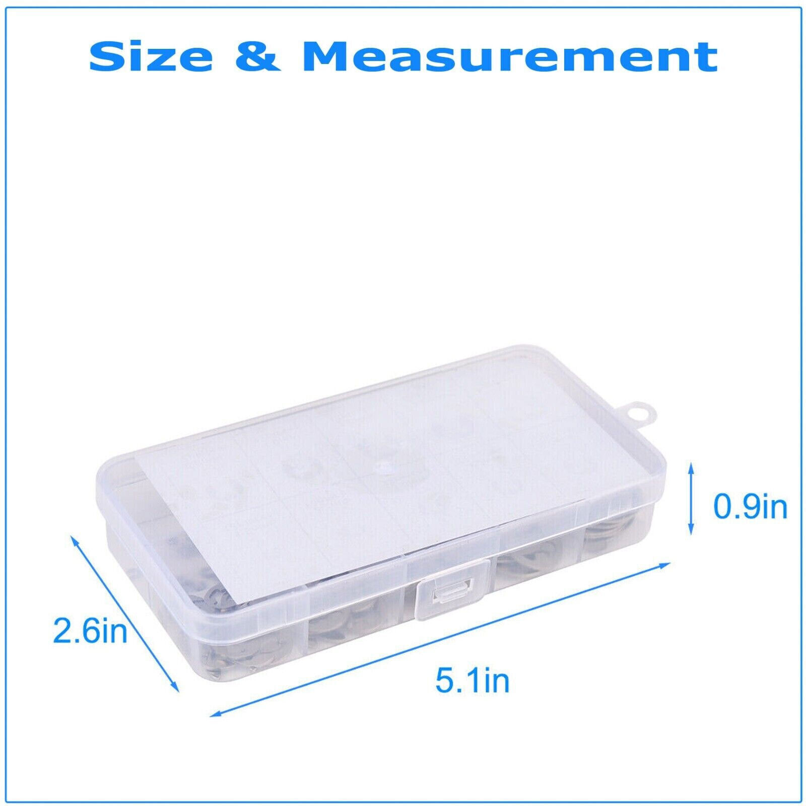 120Pcs E Clips C Circlip Stainless Steel Kit Retaining Ring Assorted 1.5 to 10mm