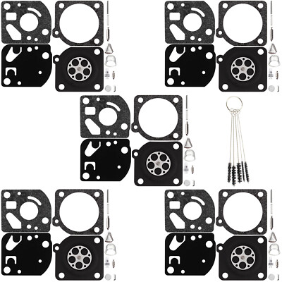 5Pc Carburetor Repair Kit Zama C1Q-W11B C1Q-W11C W11D W11E W11F W11G W12 C1UW12A