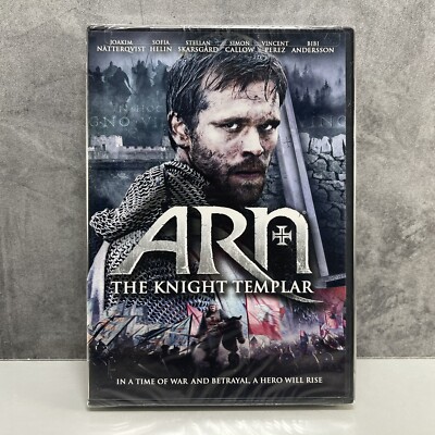 Arn: The Knight Templar (2007) DVD 2008 Joakim Nätterqvist Sofia Helin NEW!