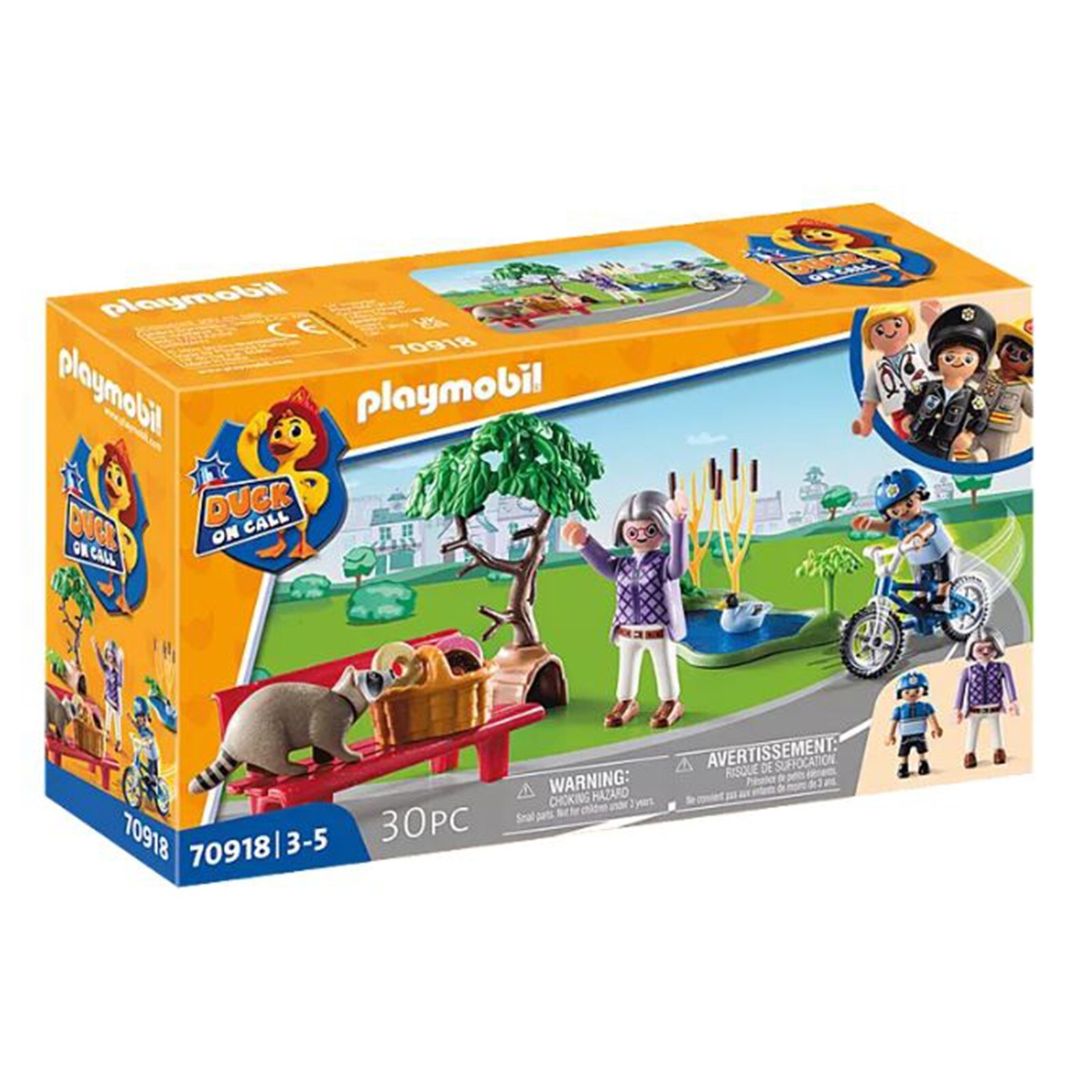 Конструктор Playmobil Полицейская уточка по вызову 70918 НОВЫЙ