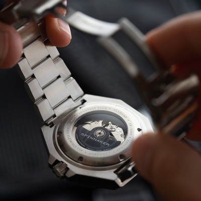 SPINNAKER SPINNAKER DUMAS STAINLESS STEEL 44MM JAPANESE AUTOMATIC WRISTWATCH