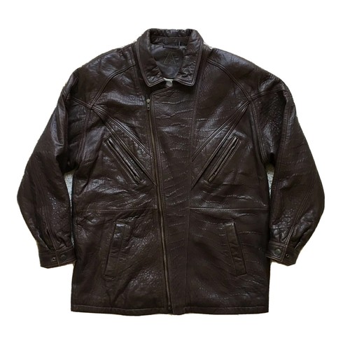 【SATIIIZ】Diel Noncollar Vintage Leather Jacket SATIIIZ】Diel Noncollar Vintage Leather Jacket (SATiiiZ