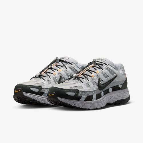 Nike P-6000 Grey Fog Laser Orange Men Unisex Casual Lifestyle Shoes HQ3818-002