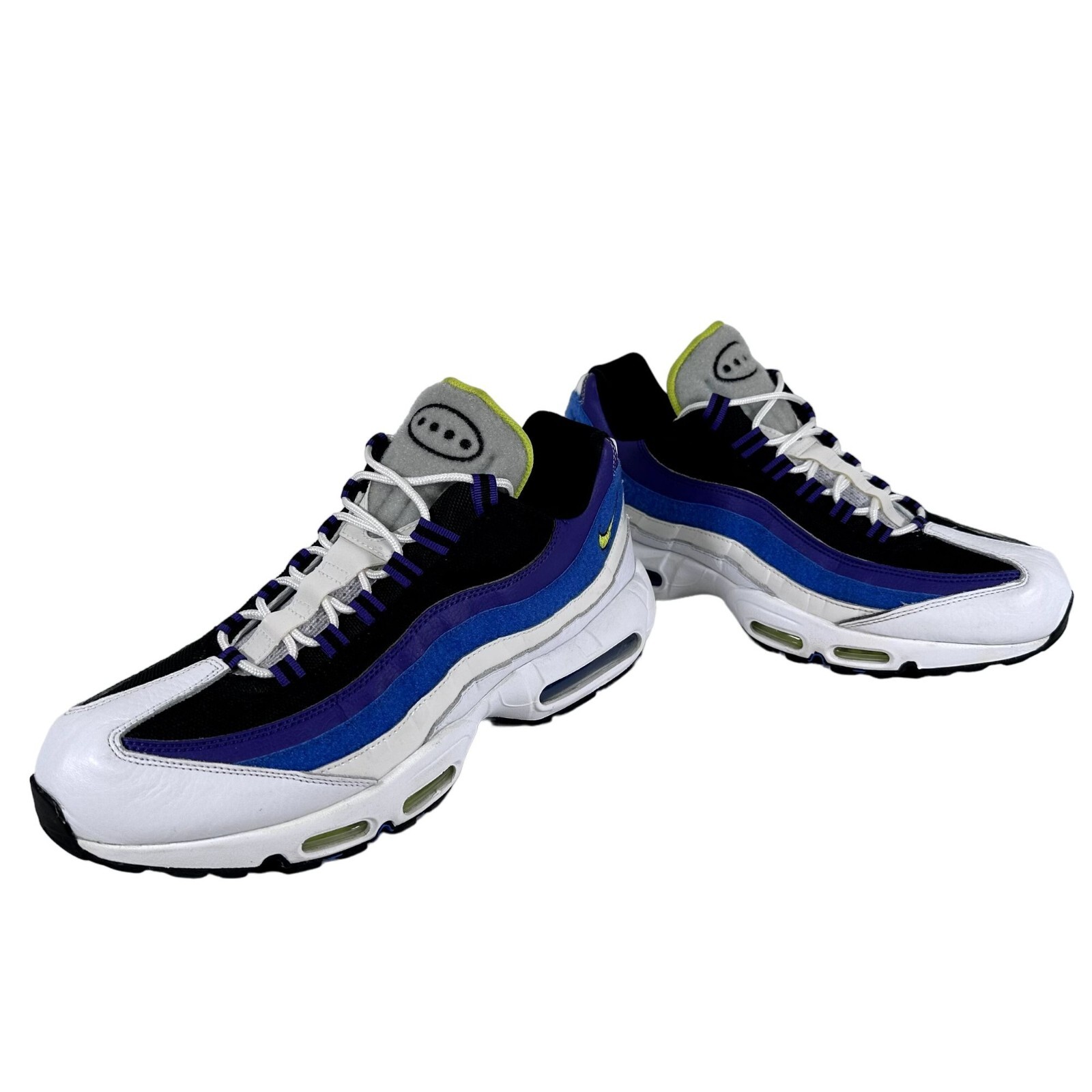 靴 NIKE AIRMAX95 Blue Nike Air Max 95 Dark Obsidian Blue-Racer Blue Mens Sz 7.5