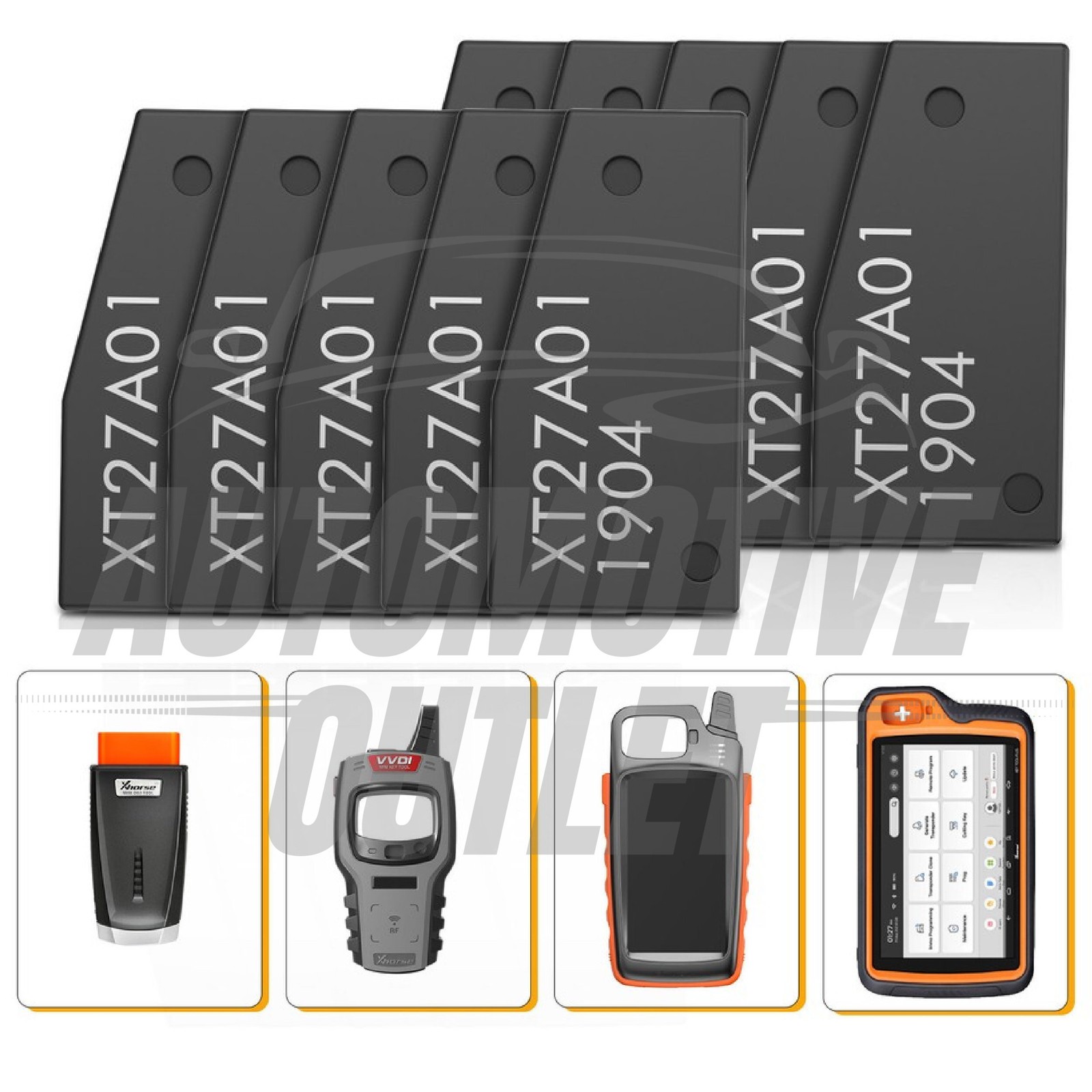 10x XHORSE VVDI SUPER CHIP XT27A01/A66 TRANSPONDER FOR VVDI2 MINI KEY TOOL/MAX 7