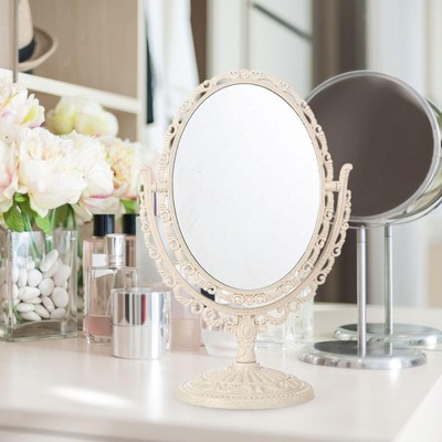 Tabletop Makeup Mirror Desktop Stand Mirror for Dressing Room Vanity Bath
