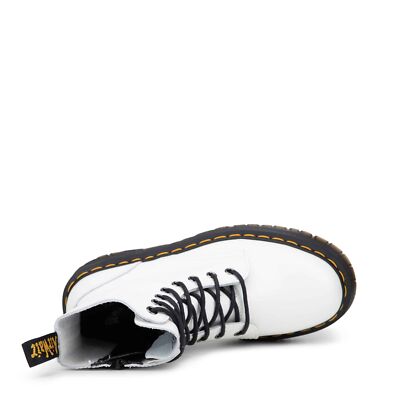 Pre-owned Dr. Martens Women's Ankle Boots Jadon In White