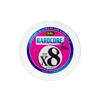 Duel PE lines hardcore X8 300m 2.5: 10 m x 5 color marking system H3267 F/S NEW