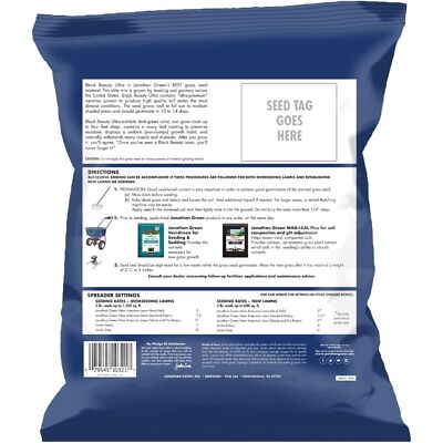 Jonathan Green Black Beauty Ultra Grass Seed, 3 Lb