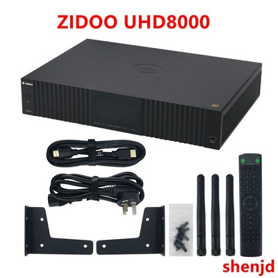 ZIDOO UHD8000 Hi-end DAC Audio Decoder Media Player HiFi Streaming APP Control