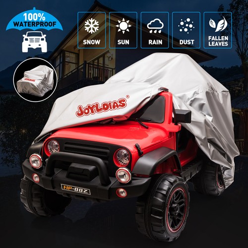12V Electric Battery Kids Ride on Car Truck Toys LED USB MP3 With RC + Cover Red