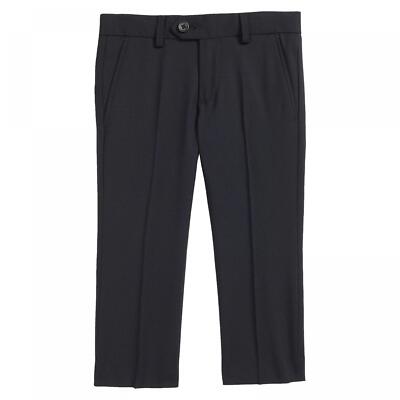 NWT Private Label Boy's Jace Wool Blend Flat Front Trousers Dress Pants 8 10