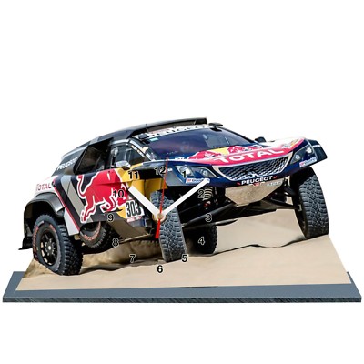 Carlos SAINZ, Rallye DAKAR 2018, Peugeot 3008 DKR -01 en horloge miniature