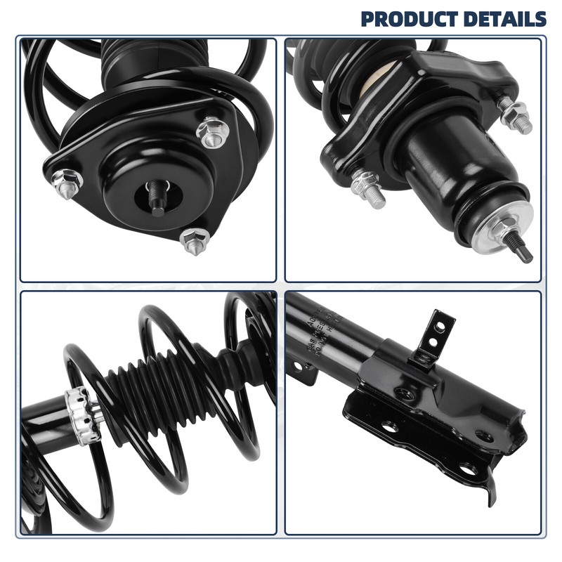 4PCS Front & Rear Shock Strut For 07-12 Dodge Caliber 07-14 Jeep Compass Patriot