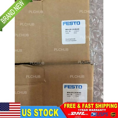 1PC New Festo 529417 MS4-LR-1/4-D6-AS Pressure regulator