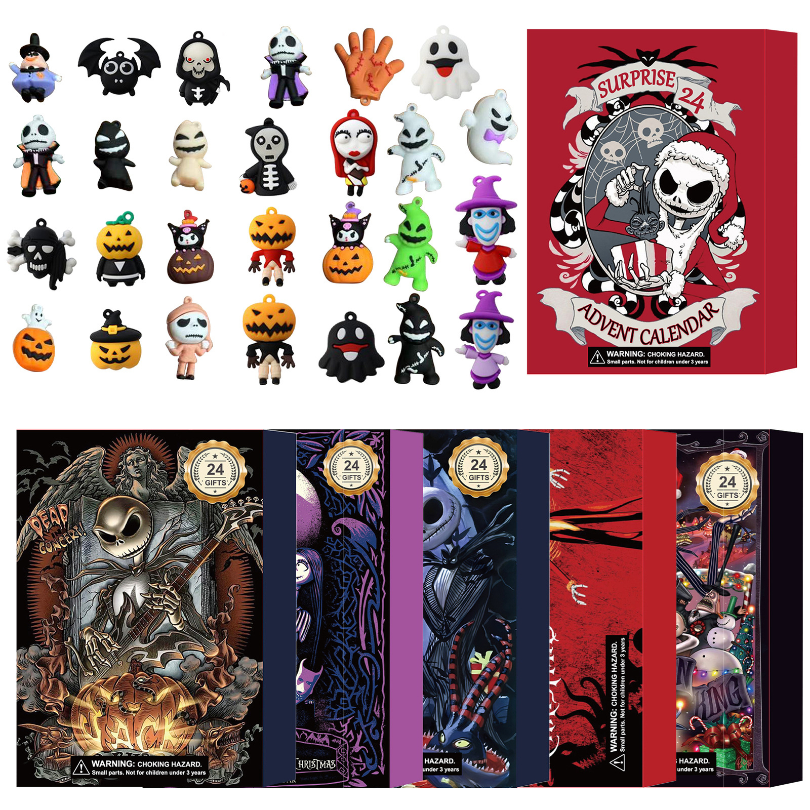 2024 Halloween Advent Calendar Halloween Countdown 24 Days