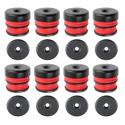8pcs Silicone Body Mount Bushings Kit for 2008-2016 Ford Super Duty F-250 F-350