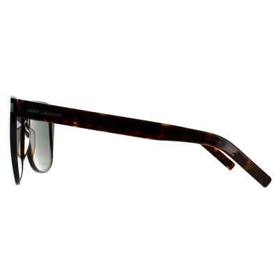 Pre-owned Saint Laurent Sunglasses Sl 1 Slim 002 Dark Havana Gray