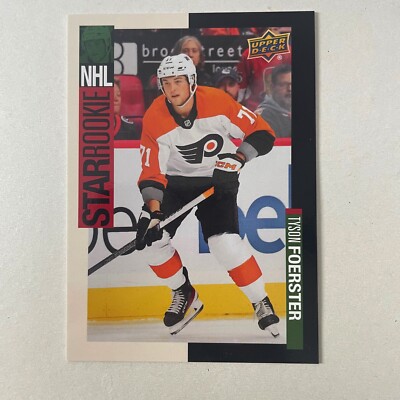 2023 Upper Deck Rookie Debut #SR-7 Tyson Forester RC NHL Star Rookie