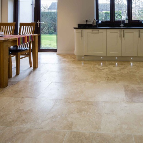 Natural Stone Ionian Travertine Honed Filled Wall Floor