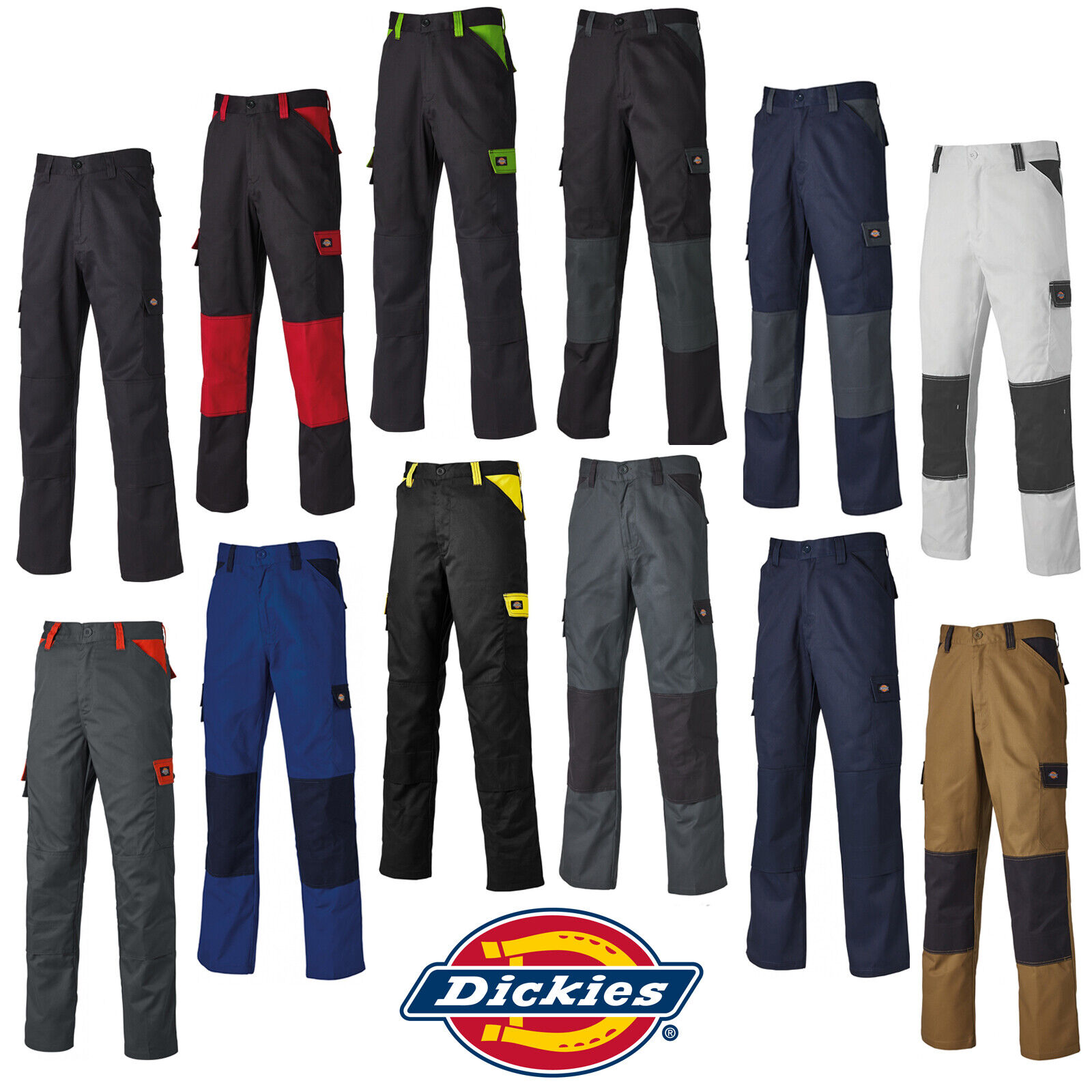 Dickies Everyday Trousers Mens Lightweight Durable Industrial Work Pants ED247R | eBay