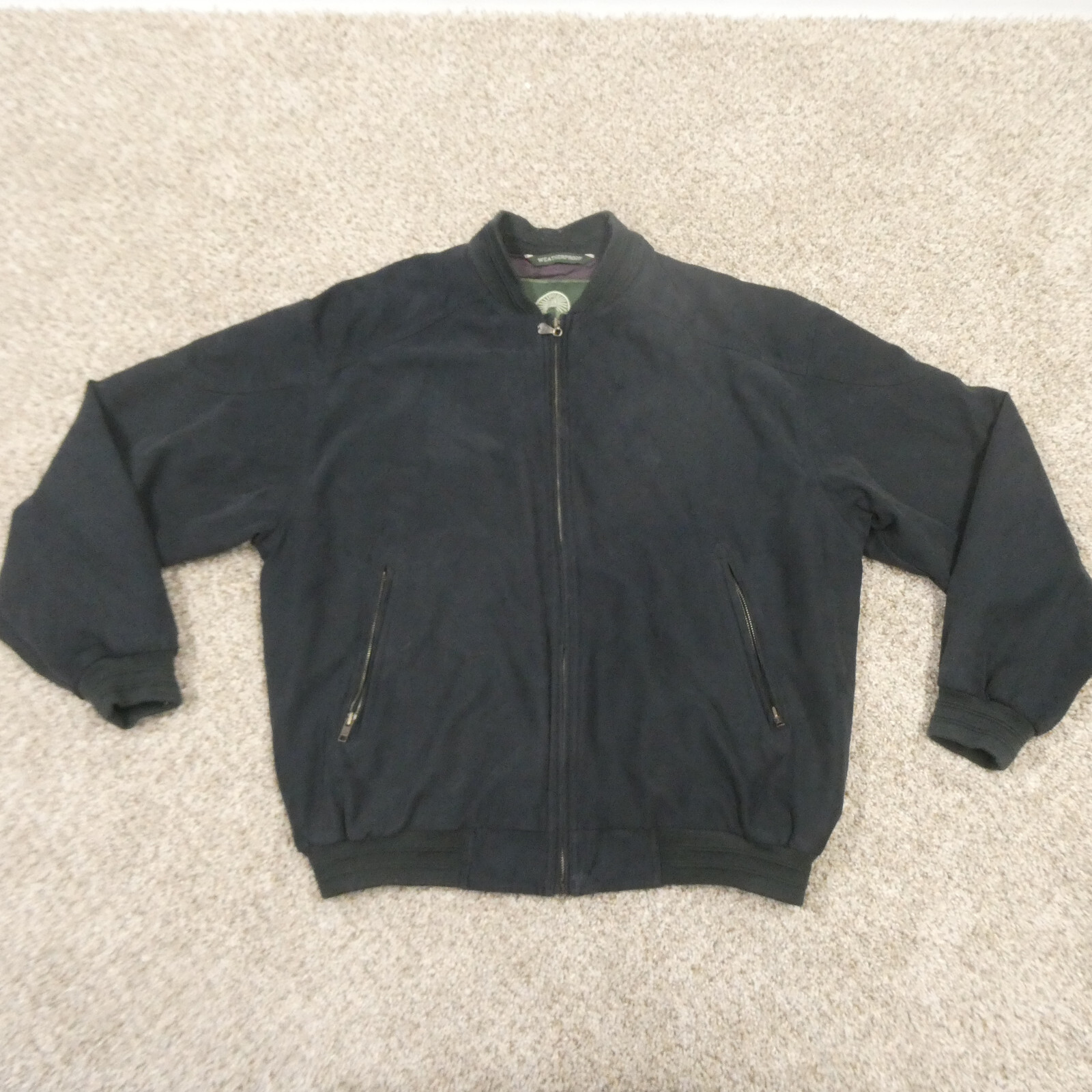 WEATHERPROOF GARMENT COMPANY Zip Jacket Lined Pockets Size WEATHERPROOF GARMENT COMPANY Zip Jacket Lined Pockets Size