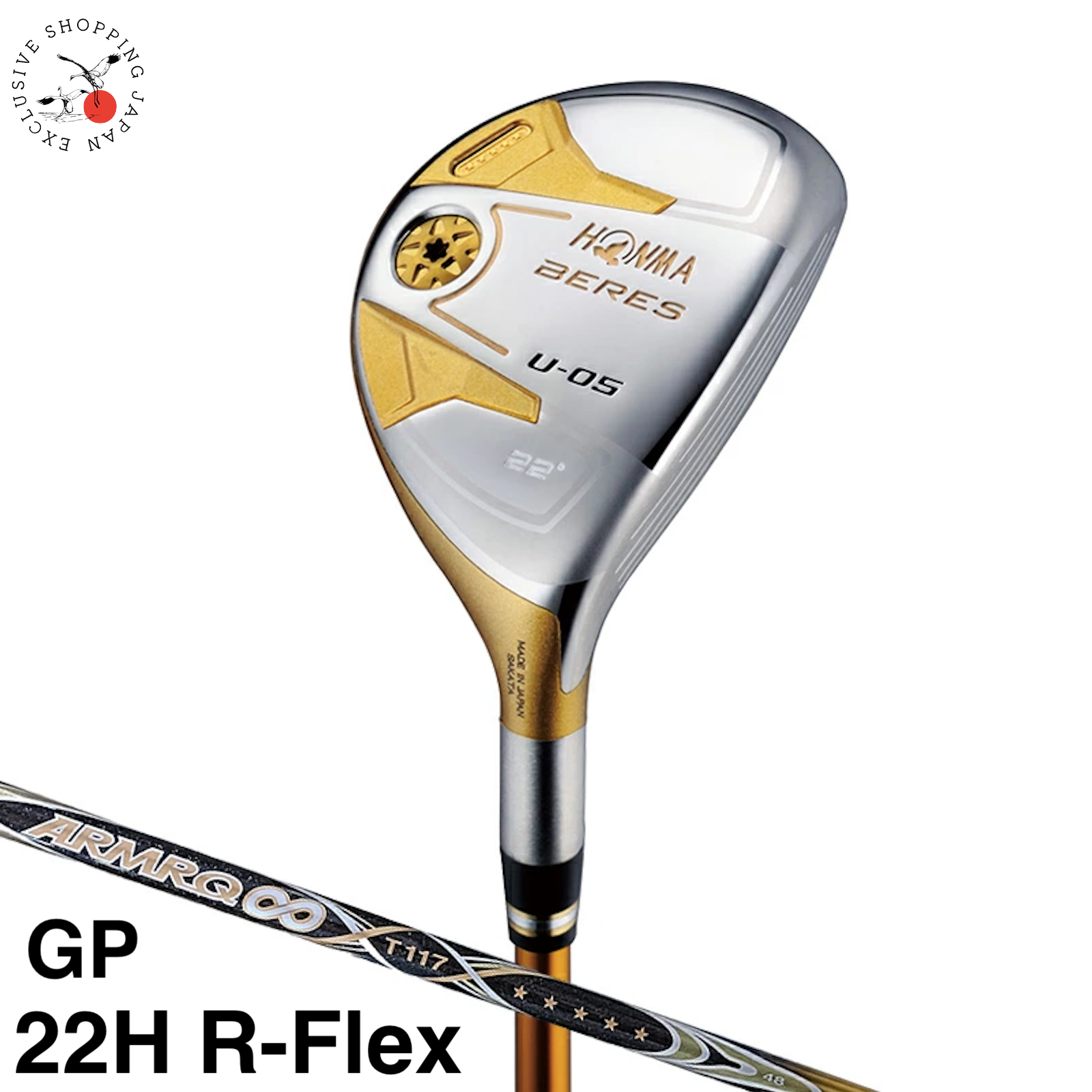 HONMA BERES U-05 22° ユーティリティ 星4 K24リング2つ HONMA BERES U-05 22° ユーティリティ 星4 K24リング2つ