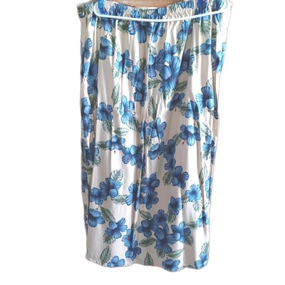 White Stagg cream with blue flowers skirt  22/24