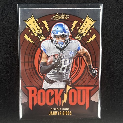 2024 Panini Absolute Jahmyr Gibbs Rock Out RO-JGS Detroit