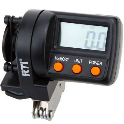 RTI 999.9m Digital Fishing Line Counter LED Screen Spooler Depth Finder Counter