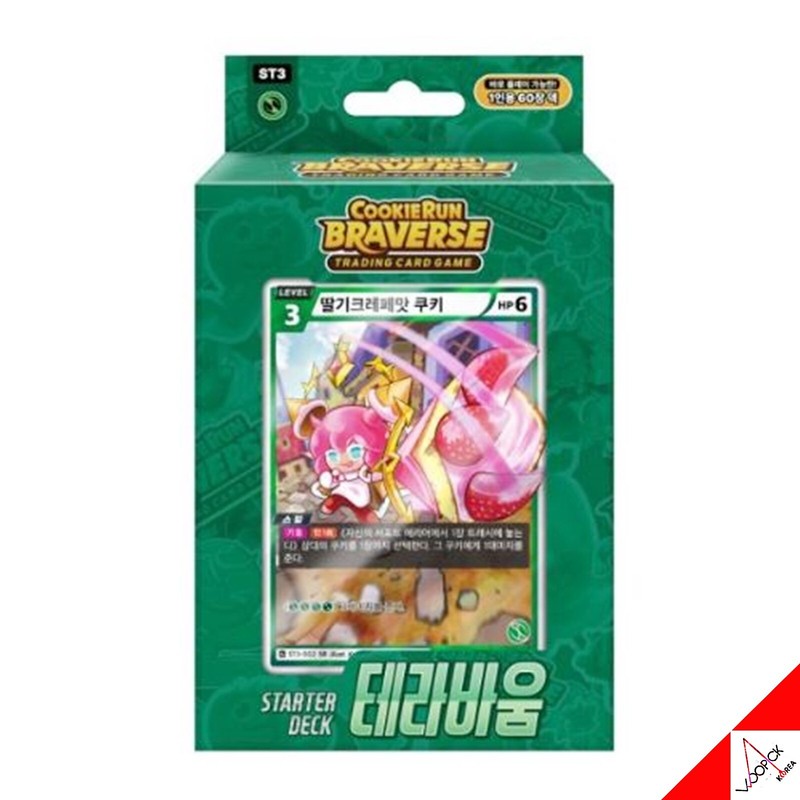 Cookie Run Braverse Therbaum Trading Card Game Tcg Starter Deck 1box-Korean Ver.