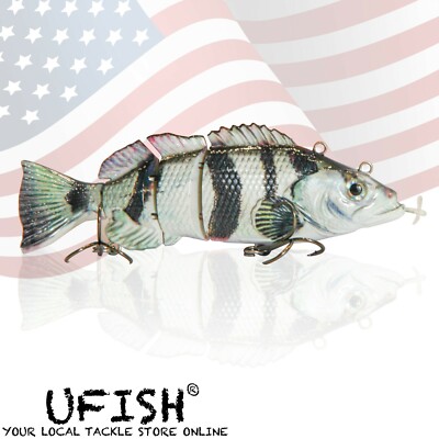 Large Robotic Lure Animated Swimbait Electric USB Wobbler Self Swimming Lure
