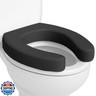 Vive Toilet Seat Cushion (Soft Cushioned Foam) - Easy Clean Soft Padded Bathroom Attachment - Elongated, Standard Seats - Comfort and Support Donut for Handicap, Adults (2