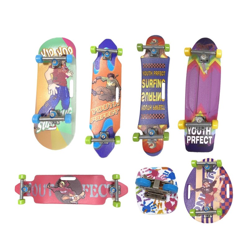 Finger SkateBoard Wooden Fingerboard Toy Professional Stents Finger Skate Set