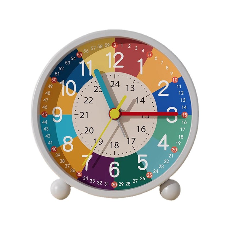 Kids Alarm Clock Cute Alloy Kids Clock Crisp Sound USB Charg