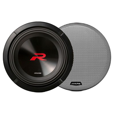 Alpine R2-W12D4 Next-Gen 12'' R-Series Subwoofer Dual 4-Ohm with KTE-12G.3 Grill