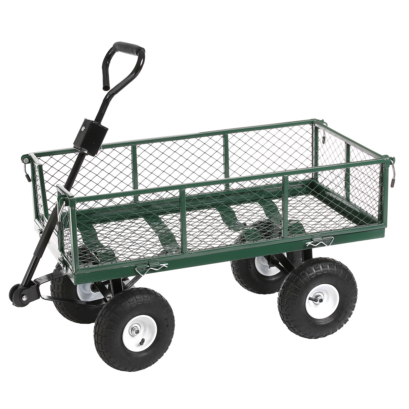 Heavy Duty Garden Trolley Cart Wheelbarrow Trailer Festival Truck Large