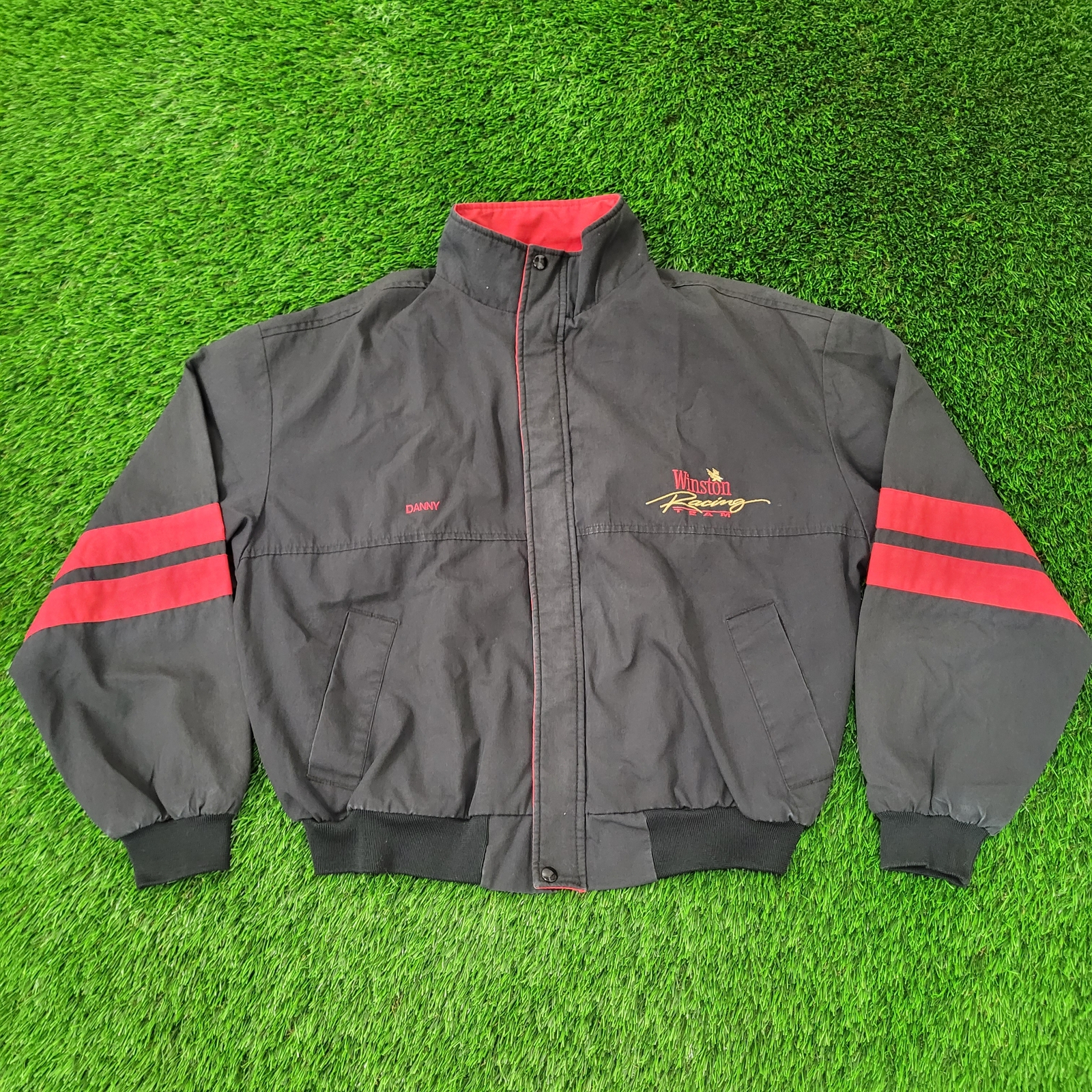 Kawasaki Racing Jacket Made In USA Vintage 90s Swingster XL