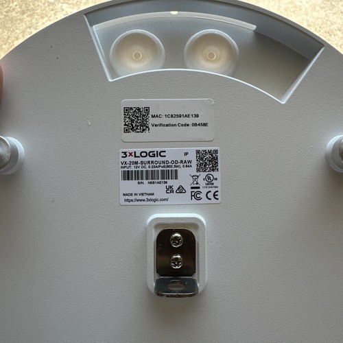 3x Logic Ip Camera Vx-20M-Surround-od-raw. Brand New In Box. Free Shipping.