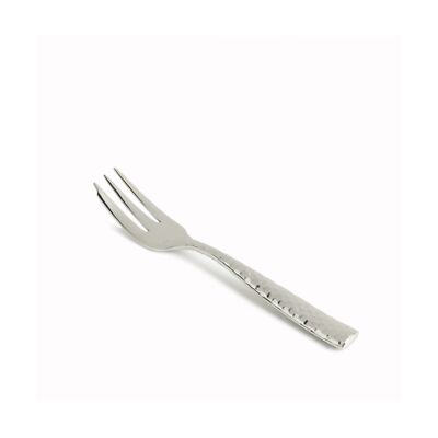 Fortessa Lucca Faceted 18/10 Stainless Steel Flatware Appetizer/Cake Fork, Se...