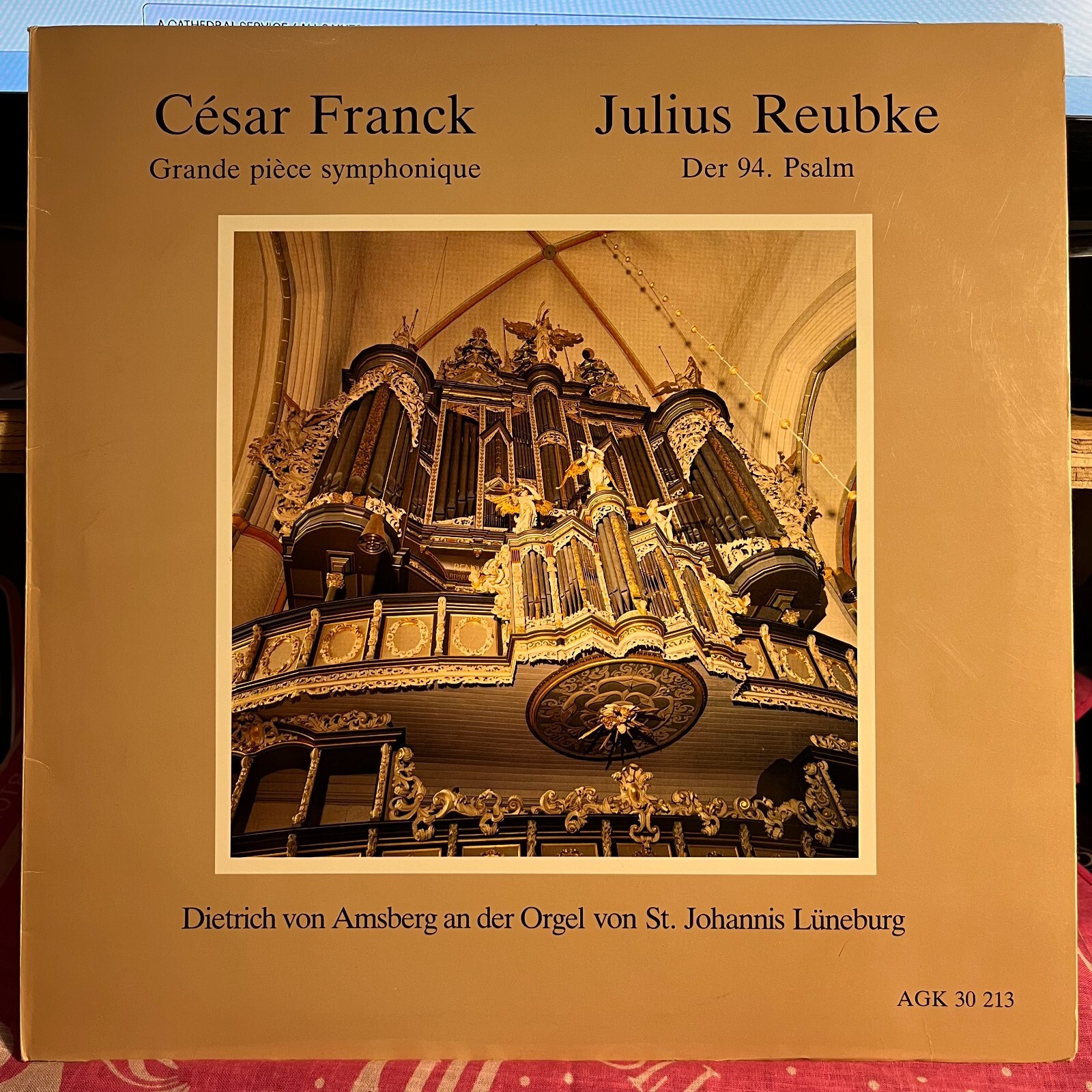 CESAR FRANCK / JULIUS REUBKE / ST JOHANNIS LUNEBURG / AGK