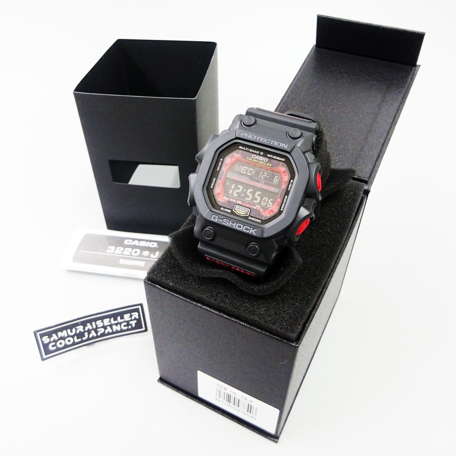 G-SHOCK 0 CASIO カシオ GXW-56 黒赤 公式通販 - shop｜ラクマ TMK by 