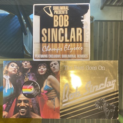 Bob Sinclar - I Feel For You (2x12'')/  Champs Elysees/ Beat Goes On (6 VINYL LOT