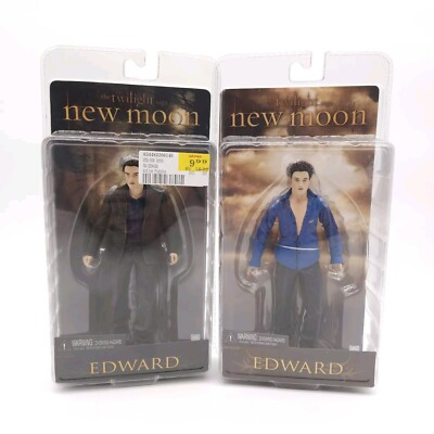 Lot of 2 Neca Twilight New Moon Edward Cullen Vampire 7'' Action Figure Reel Toys