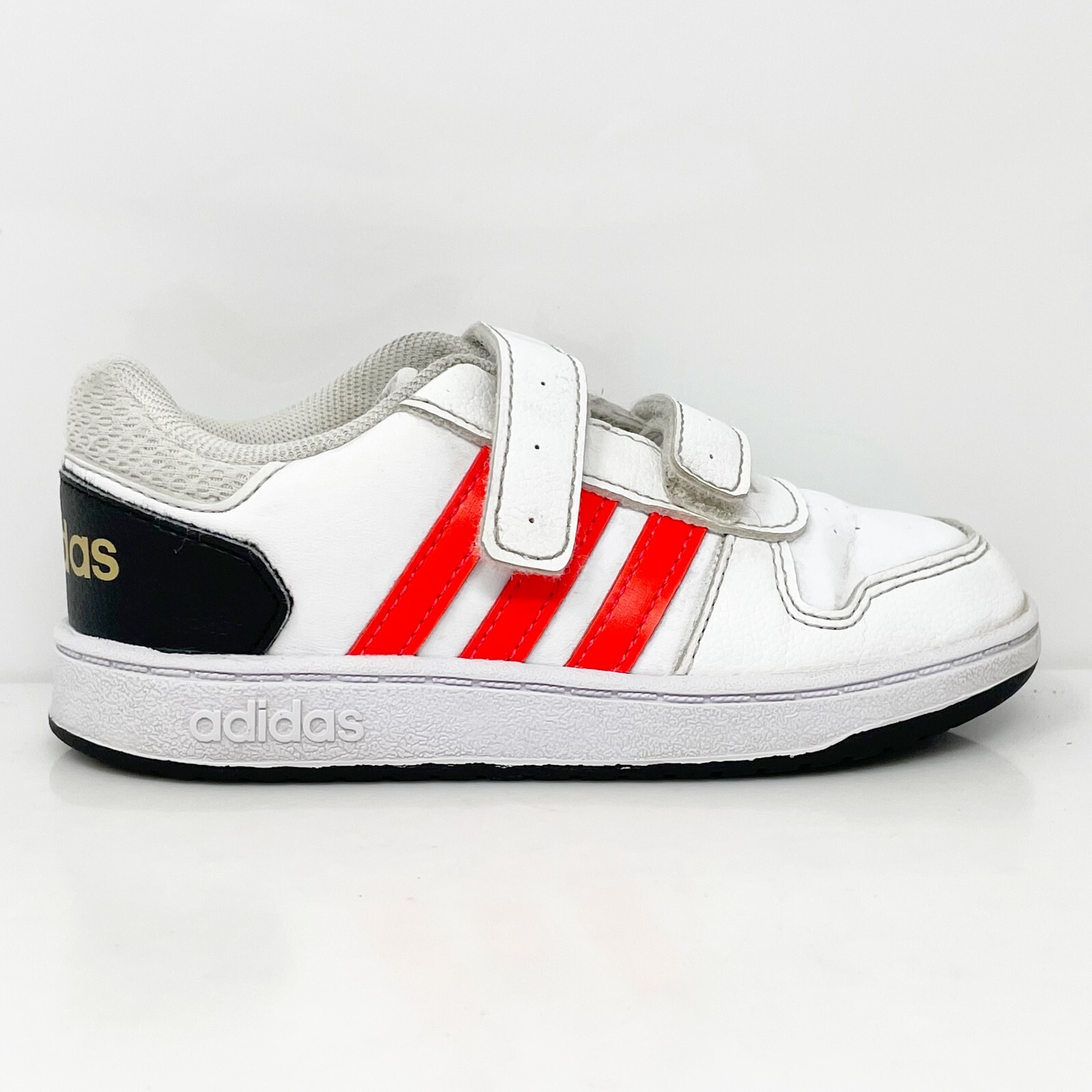 

Adidas Boys Hoops 2.0 CMF H01553 Белая повседневная обувь Кроссовки Размер 10K, Белый, Hoops 2.0 CMF