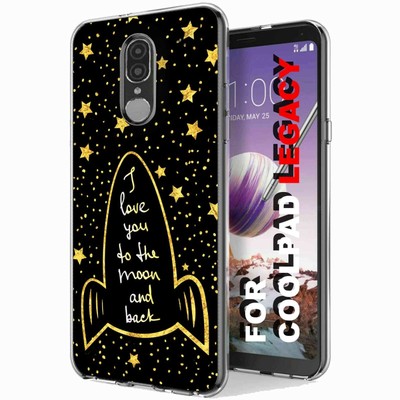 Total Guard Cover Case For Coolpad Legacy, Lov you to the Moon, USA Print