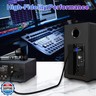 XMSJSIY Speakon to XLR Cable Audio Jack Speakon Plug Female to XLR 3Pin Male Speaker Extension Cable Microphone Mic Wire with Twist Lock for Amplifier Pro DJ PA Stage -0.5M/1.6FT